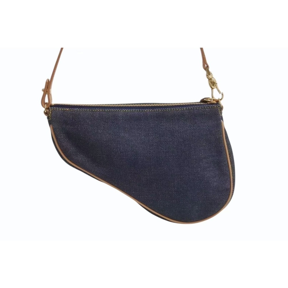 Christian Dior Saddle Bag accessory blue denim - Picture 3 of 10
